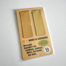 Load image into Gallery viewer, YA YA Magnetic Bookmarks| Twin Pack (Shocking Peach/ Buttermilk (Light Yellow)