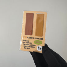 Load image into Gallery viewer, YA YA Magnetic Bookmarks| Twin Pack (Burnt Orange/ Light Orange)