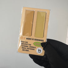 Load image into Gallery viewer, YA YA Magnetic Bookmarks| Twin Pack (Shocking Peach/ Buttermilk (Light Yellow)
