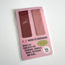 Load image into Gallery viewer, YA YA Magnetic Bookmarks| Twin Pack (Cherry/ Rose Sakura (Pink))