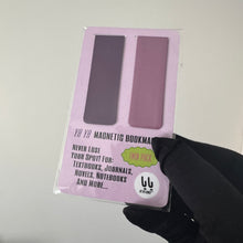 Load image into Gallery viewer, YA YA Magnetic Bookmarks| Twin Pack (Ube/ Light Ube Purple)