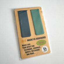 Load image into Gallery viewer, YA YA Magnetic Bookmarks| Twin Pack (Ocean Blue/ Sky Blue