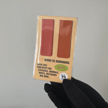 Load image into Gallery viewer, YA YA Magnetic Bookmarks| Twin Pack (Orange/ Dark Orange)