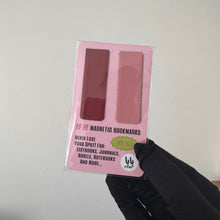 Load image into Gallery viewer, YA YA Magnetic Bookmarks| Twin Pack (Cherry/ Rose Sakura (Pink))