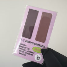 Load and play video in Gallery viewer, YA YA Magnetic Bookmarks| Twin Pack (Aubergine/ Taro Latté (Purple))