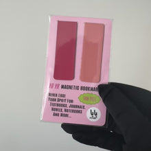 Load and play video in Gallery viewer, YA YA Magnetic Bookmarks| Twin Pack (Raspberry/ Dusky Rose (Pink))