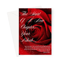 Load image into Gallery viewer, The Start Of A New Chapter: Your Nikah... YA YA CARD Greeting Card