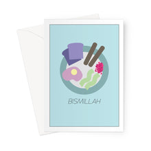 Load image into Gallery viewer, Always Start With Bismillah| Full English Breakfast YA YA CARD Greeting Card