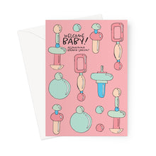 Load image into Gallery viewer, Baby Rattle YA YA CARD Greeting Card