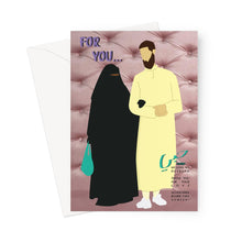 Load image into Gallery viewer, For You... Hubby YA YA CARD Greeting Card