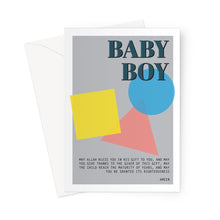 Load image into Gallery viewer, Baby Boy YA YA CARD Greeting Card