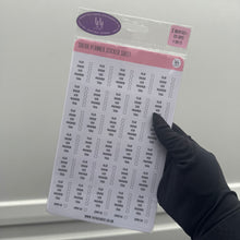 Load image into Gallery viewer, Prayer/ Salah Planner Sticker Sheets (Various Pack Sizes)
