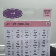 Load image into Gallery viewer, Prayer/ Salah Planner Sticker Sheets (Various Pack Sizes)
