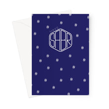 Load image into Gallery viewer, Sabr Blue YA YA CARD Greeting Card
