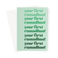 Your First Ramadhan! YA YA CARD Greeting Card