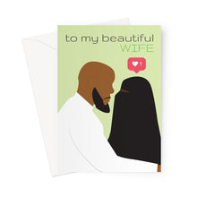 Load image into Gallery viewer, To My Beautiful Wife YA YA CARD Greeting Card
