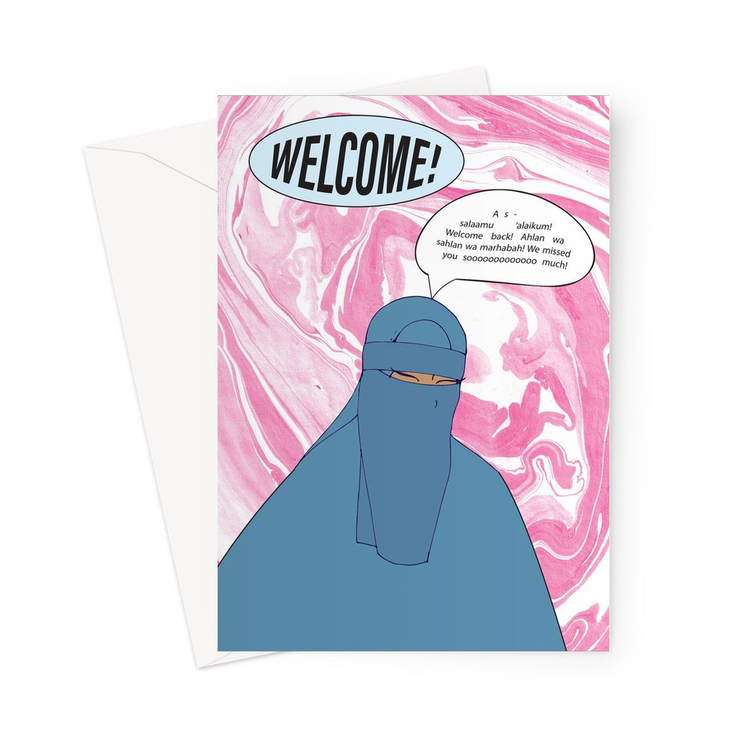 WELCOME (BACK)! YA YA CARD Greeting Card