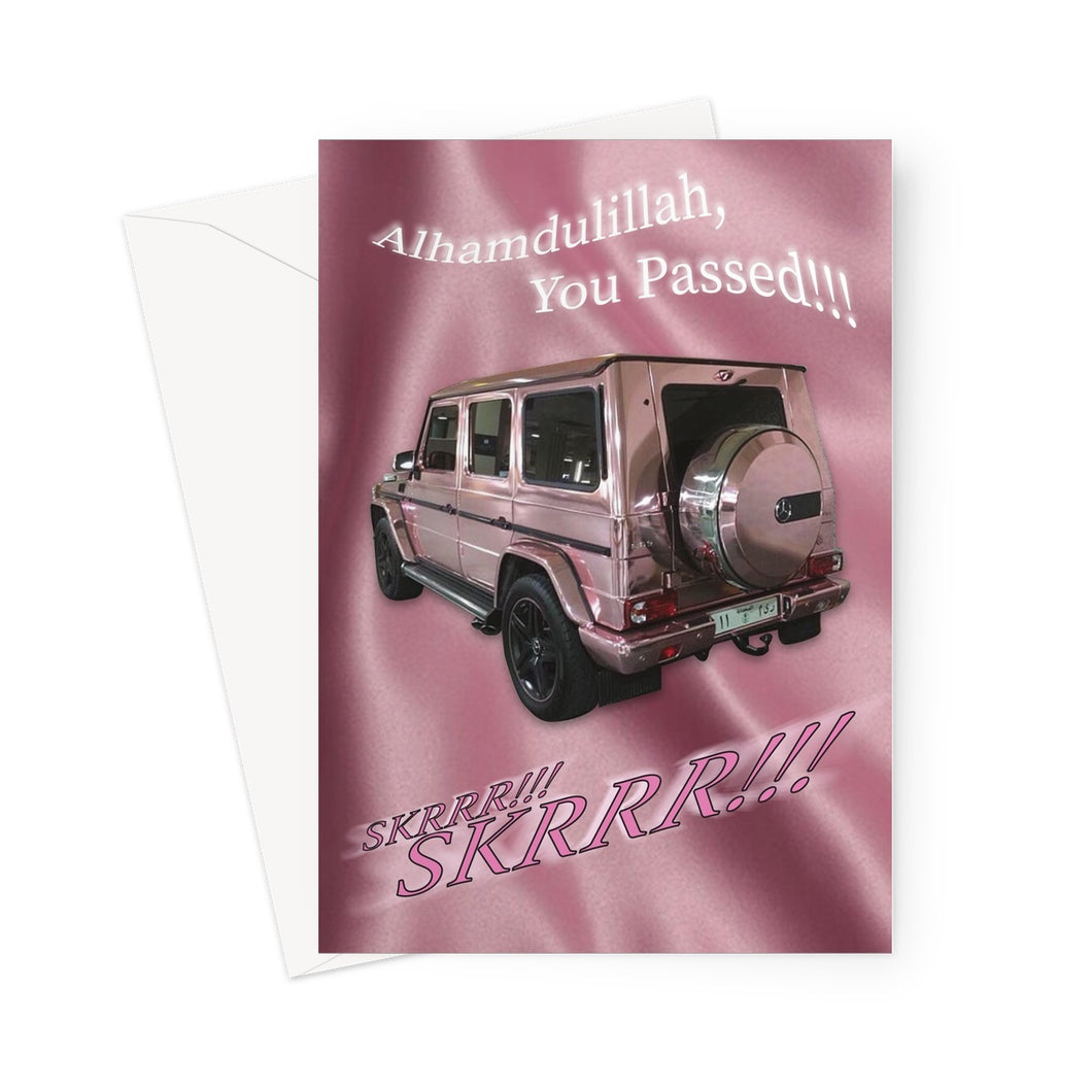 Skrrr! YA YA CARD Greeting Card Greeting Card